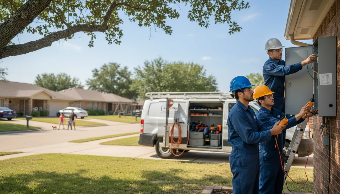 Certified electrician providing emergency electrical services in Jamison, PA